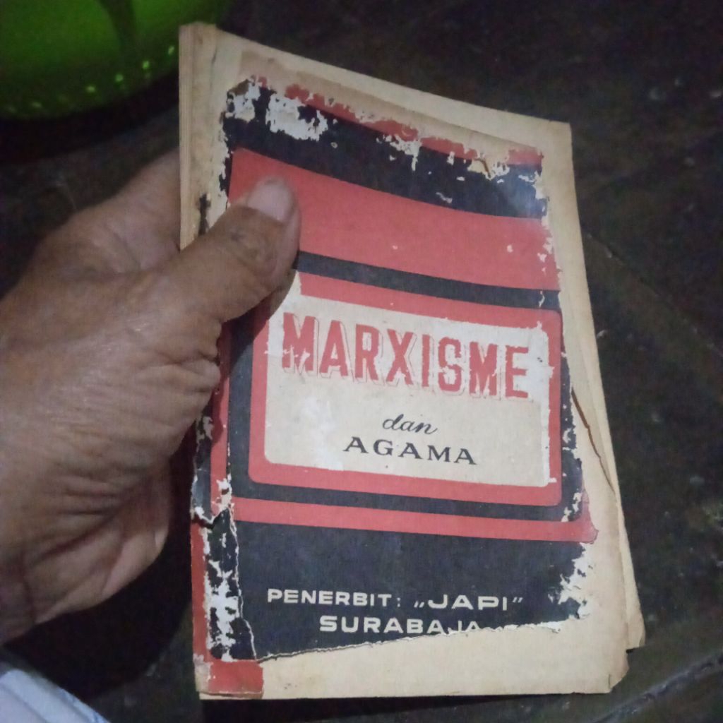buku O. Hashem, Markisme dan Agama, buku original Edjaan lama tahun 1965