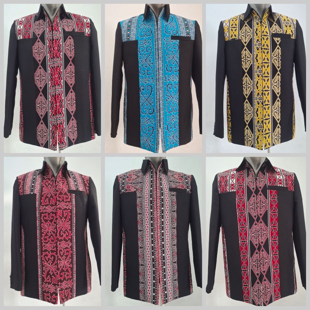 Jas jaket ulos formal / Jas jaket ulos motif sumatera / Jas jaket motif ulos kombinasi superblack