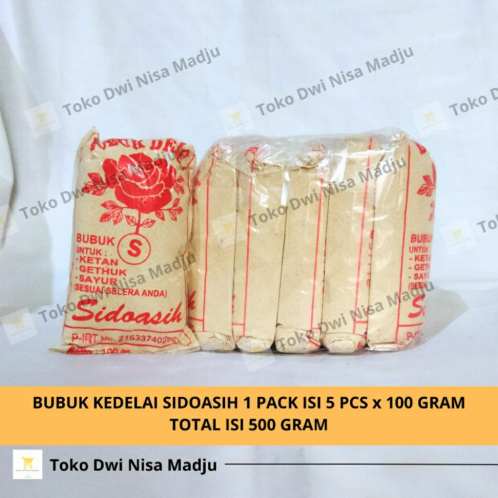 Bubuk Kedelai 500 Gram Untuk Ketan | Bubuk Kedelai Lontong Cap Gomeh