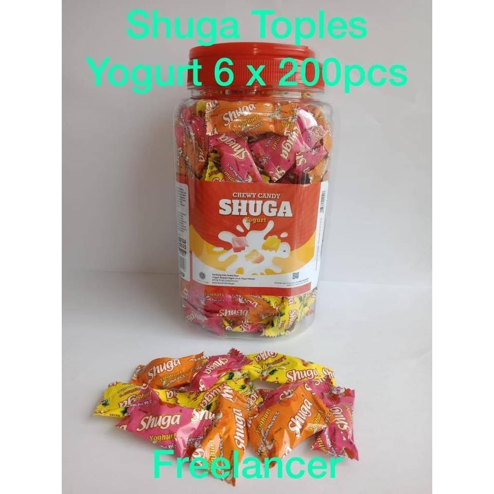 Permen Shuga Sugus Toples 450gr