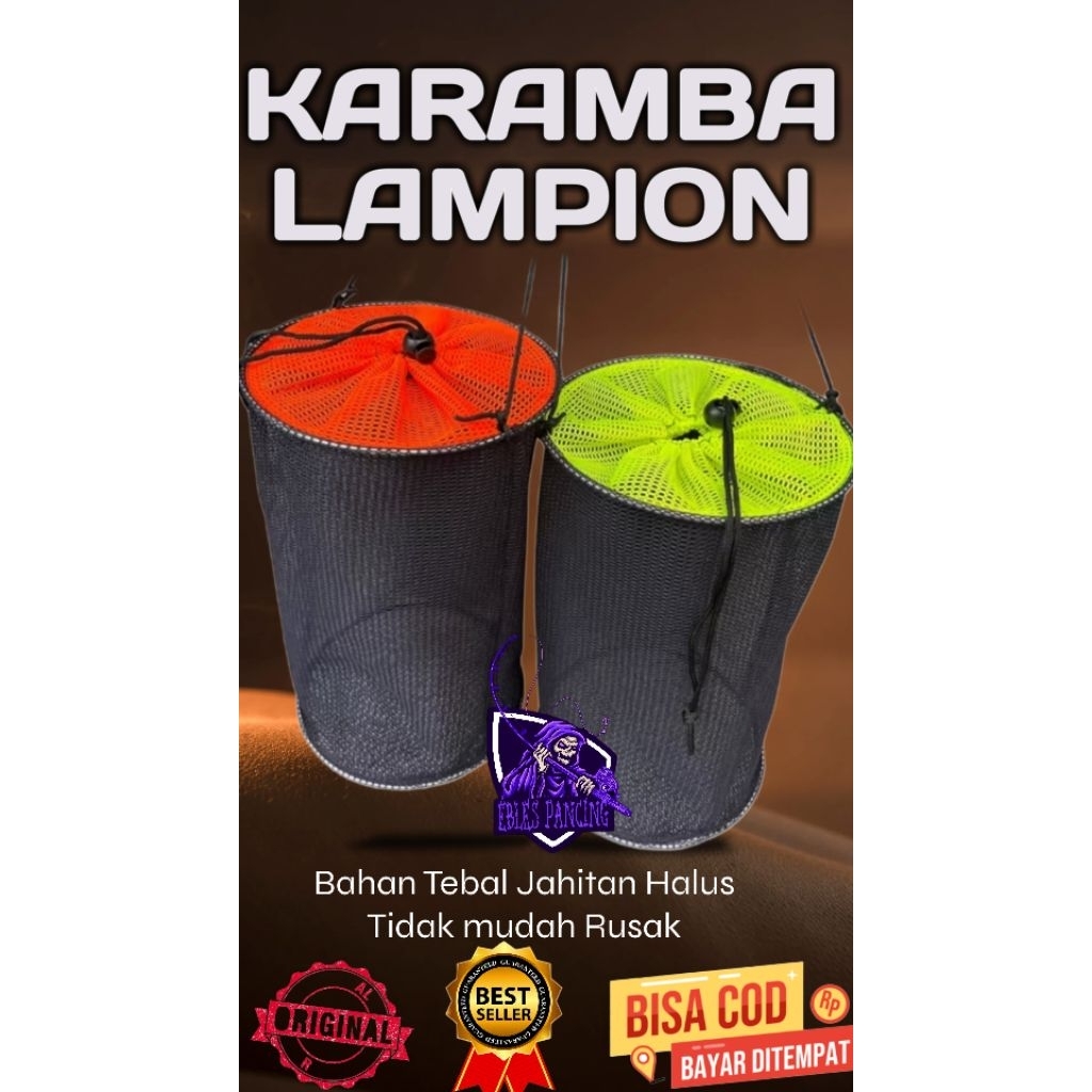 Tas Koja Karamba Tempat Ikan Micro Fishing Lampion Wadah Umpan Udang