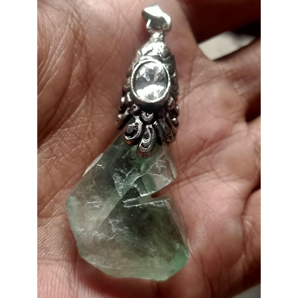 natural kecubung  hijau polkas