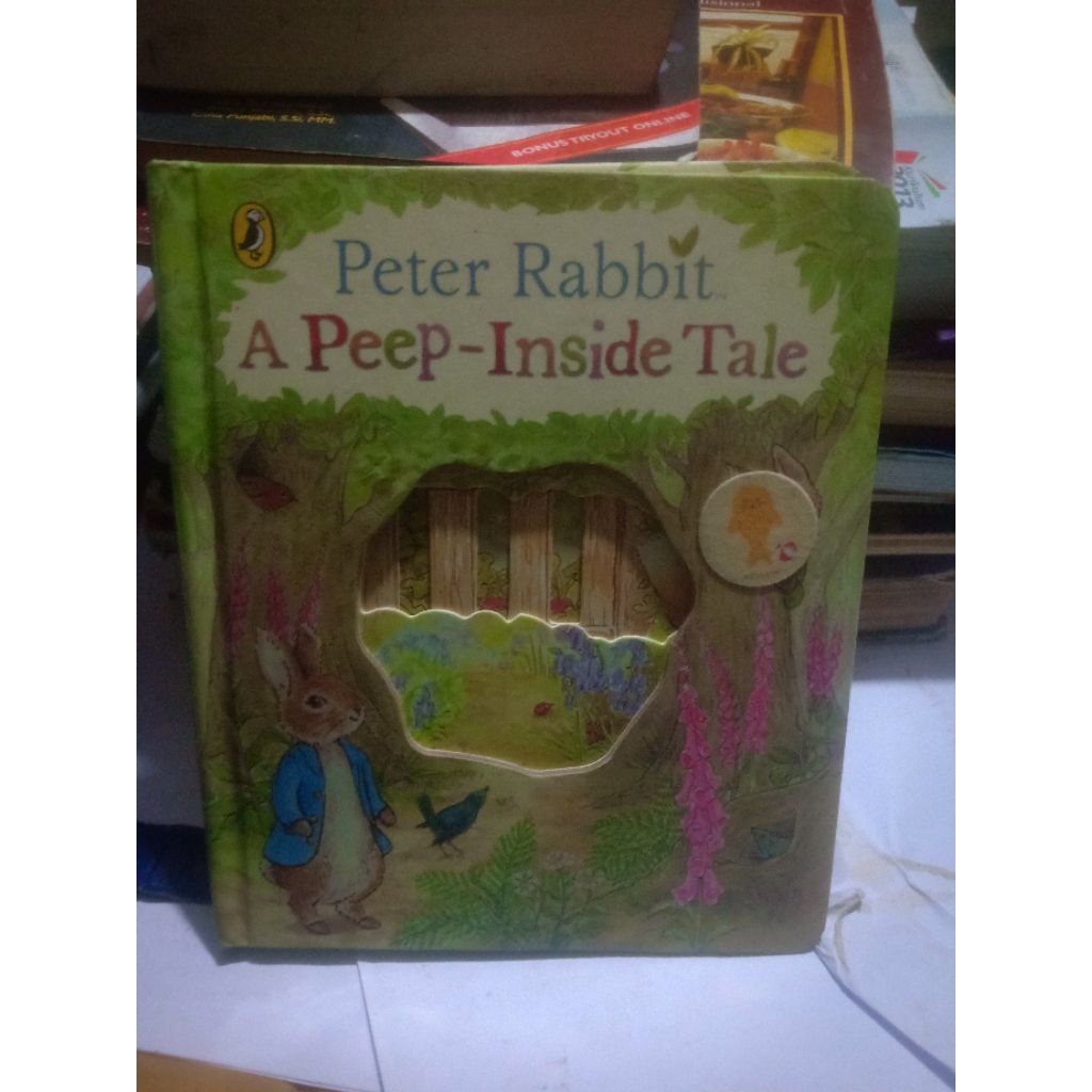 buku import anak Peter Rabbit A Peep-Inside Tale
