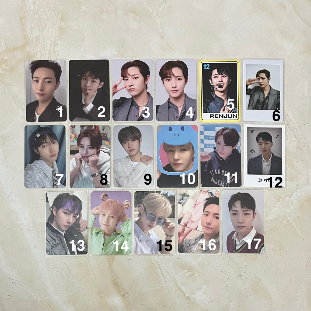 [ SALE ] Ready Stock PC Photocard Polaroid AAB NCT Dream Huang Renjun Trading Card TC Sanrio Konsep 