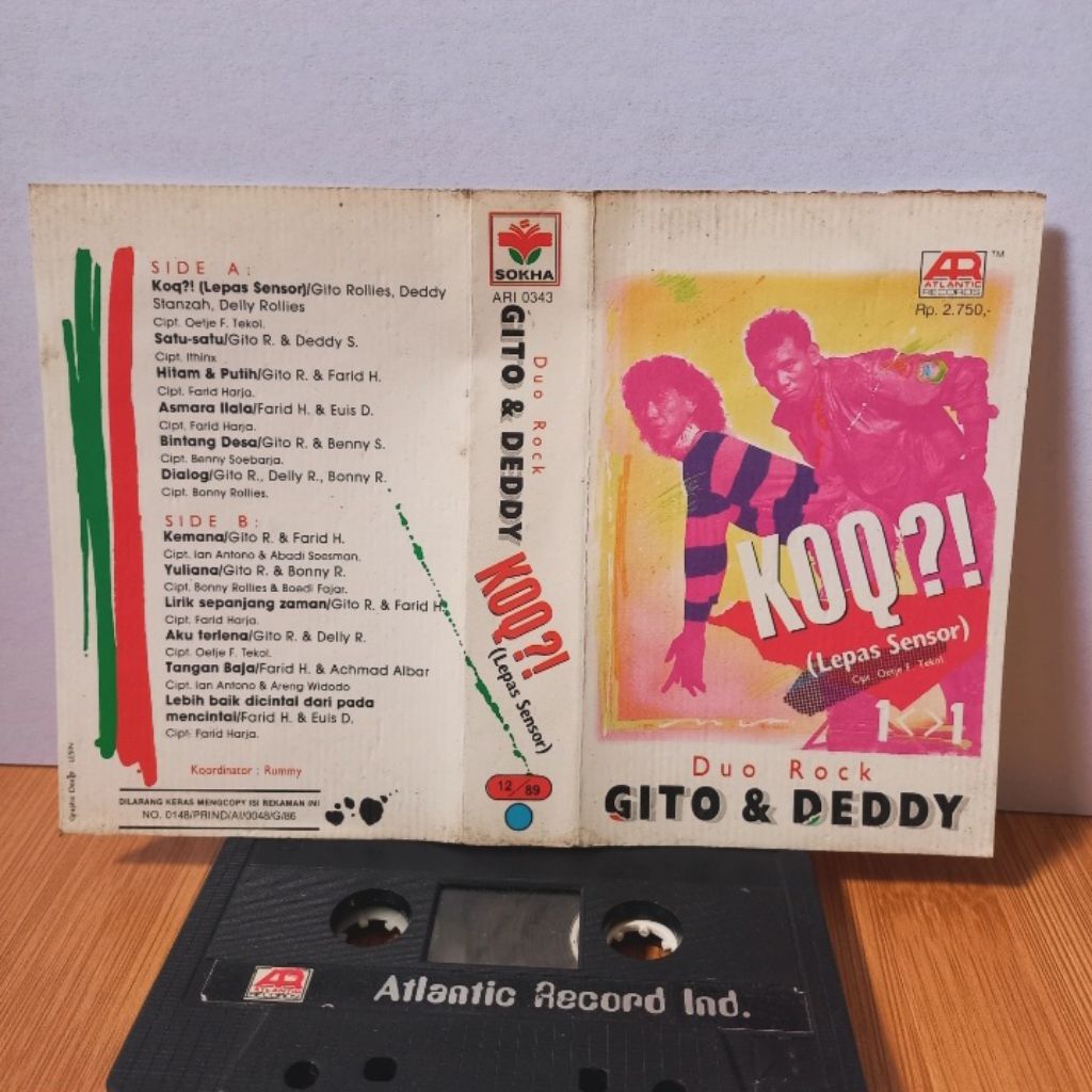 Kaset Gito Rollies & Deddy Stanzah - Koq Lepas Sensor