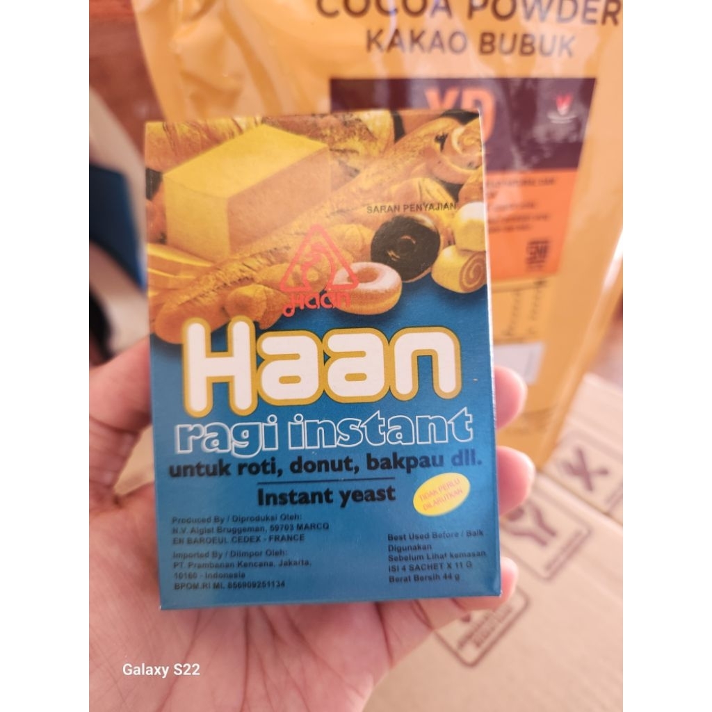 Haan Ragi Instan 44gr - Mudah Digunakan, Tidak Perlu Dilarutkan, Ideal untuk Roti dan Kue