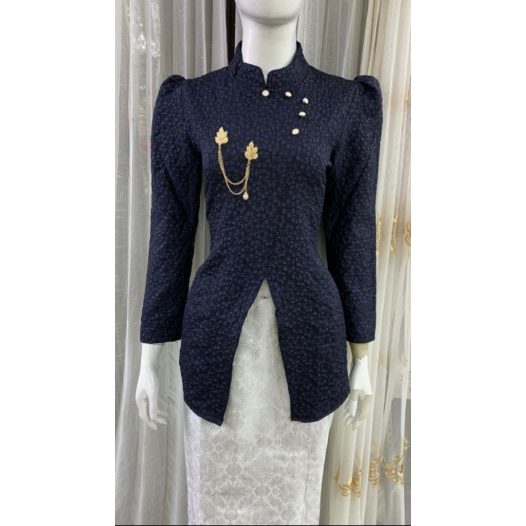 Kebaya Janggan Kretek Premium//Kebaya Wisuda//Kebaya Elegan//Janggan Modern