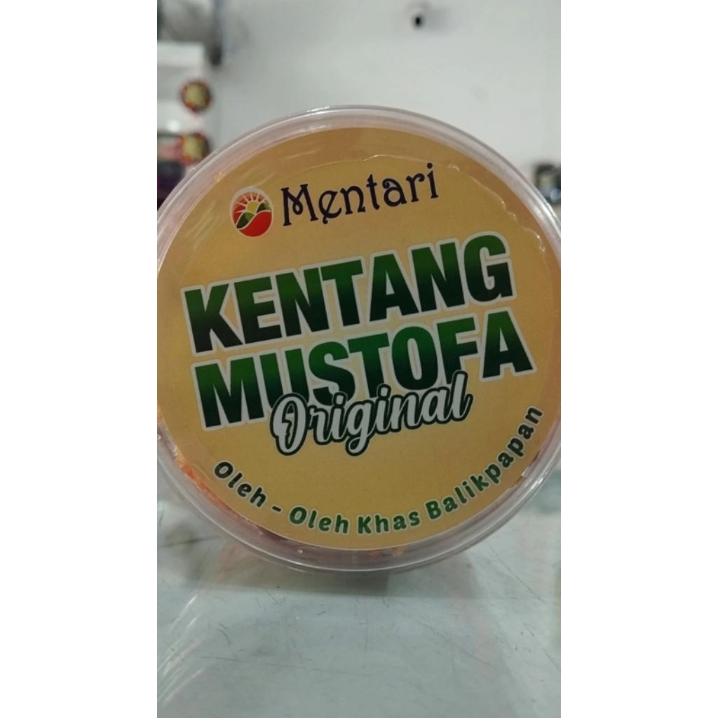 KERING KENTANG MUSTOFA PEDAS MANIS KEMASAN TOPLES 150 GRAM
