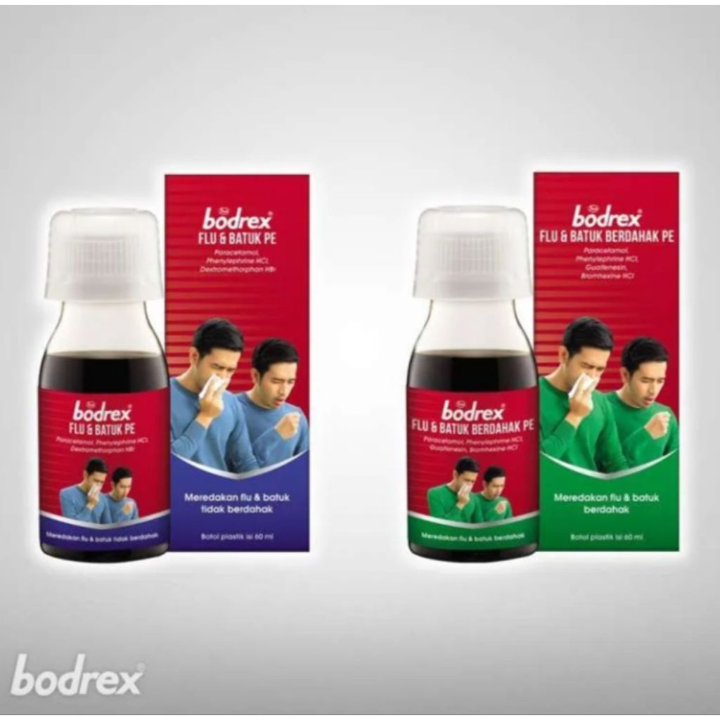 Bodrex flu batuk pe & bodrex flu batuk berdahak 60Ml