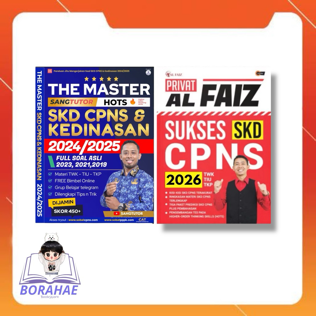 BUKU AL FAIZ SUKSES SKD CPNS 2026 // BUKU THE MASTER SANG TUTOR SKD CPNS & KEDINASAN 2024/2025 // BU