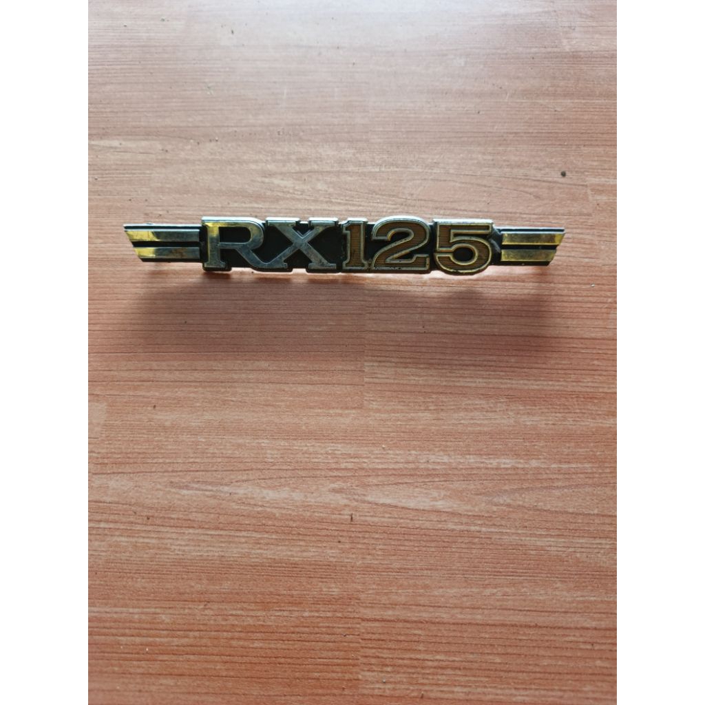emblem sepeda motor rx 125 nos antiq