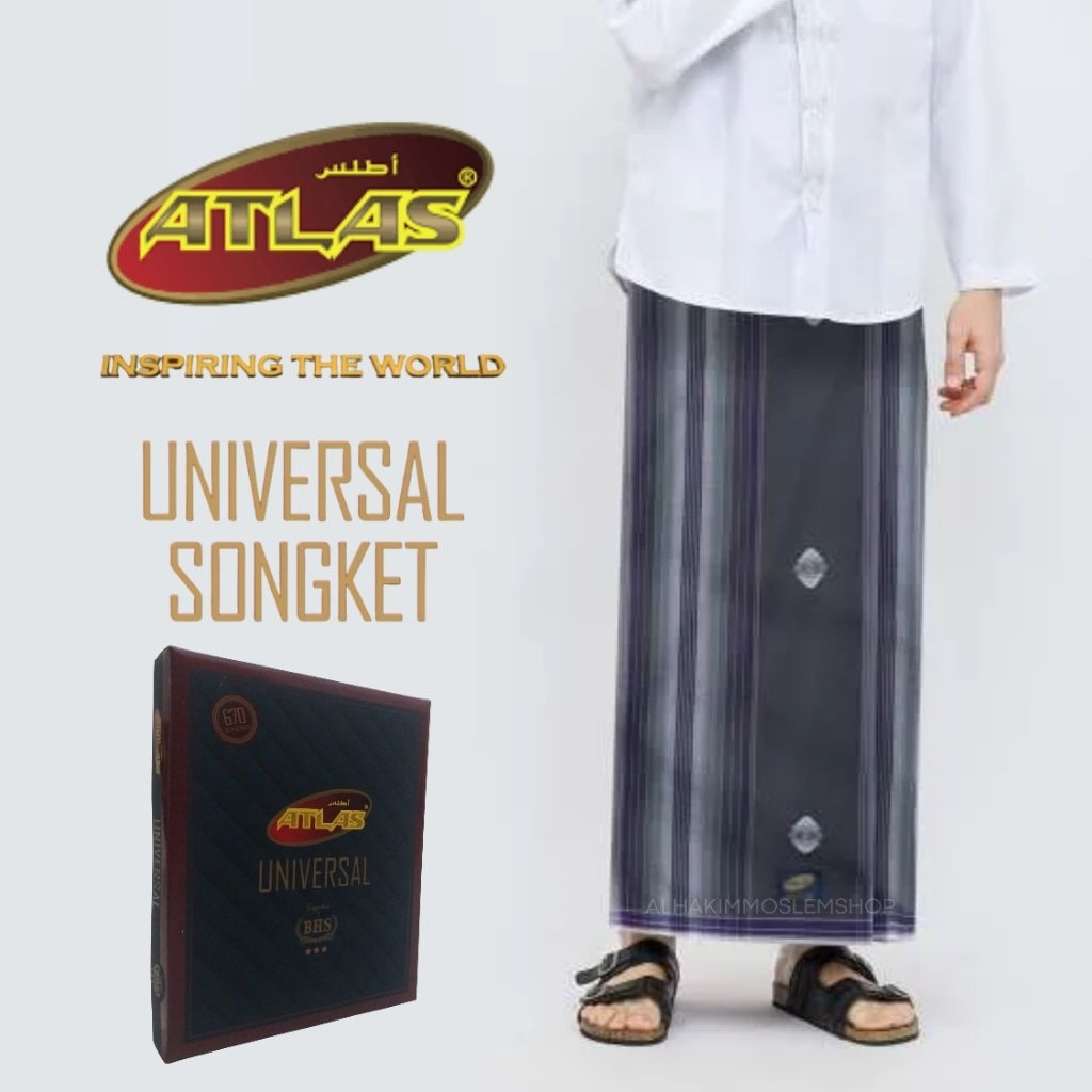 Sarung ATLAS Universal 670 Songket Sarung Atlas Songket Dewasa Terbaru Motif BHS
