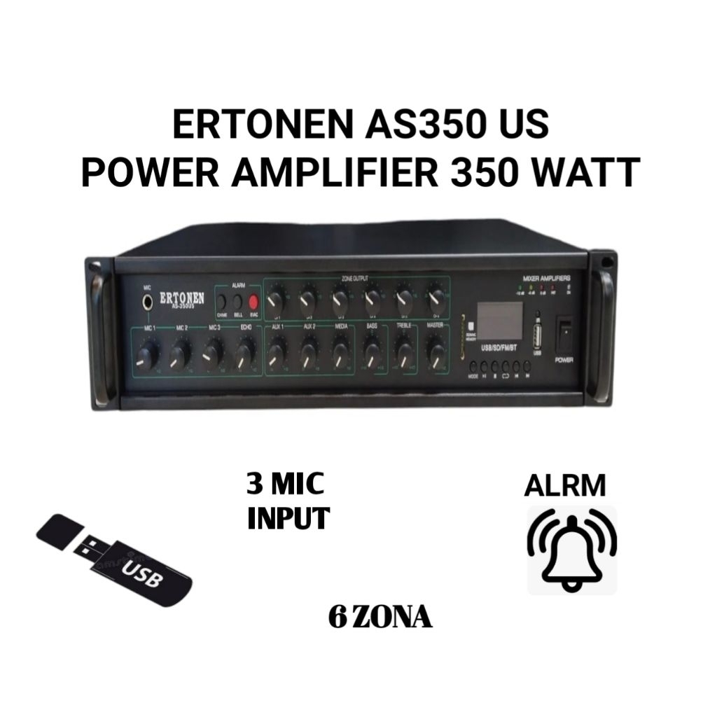 Power amplifier ertonen as350 us 350watt ori