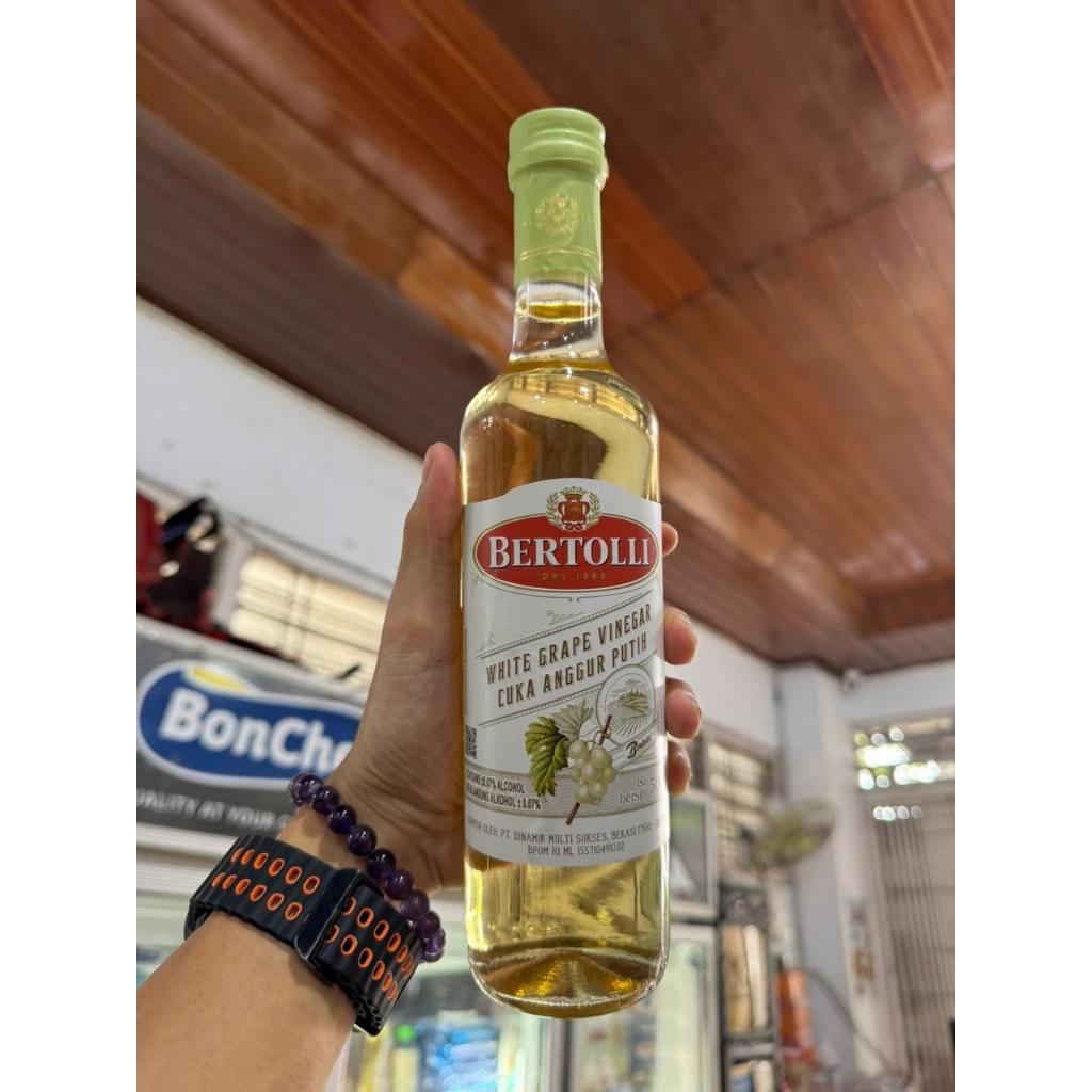 White Wine Vinegar Bertolli / Cuka Anggur Putih Bertolli - 500 ML