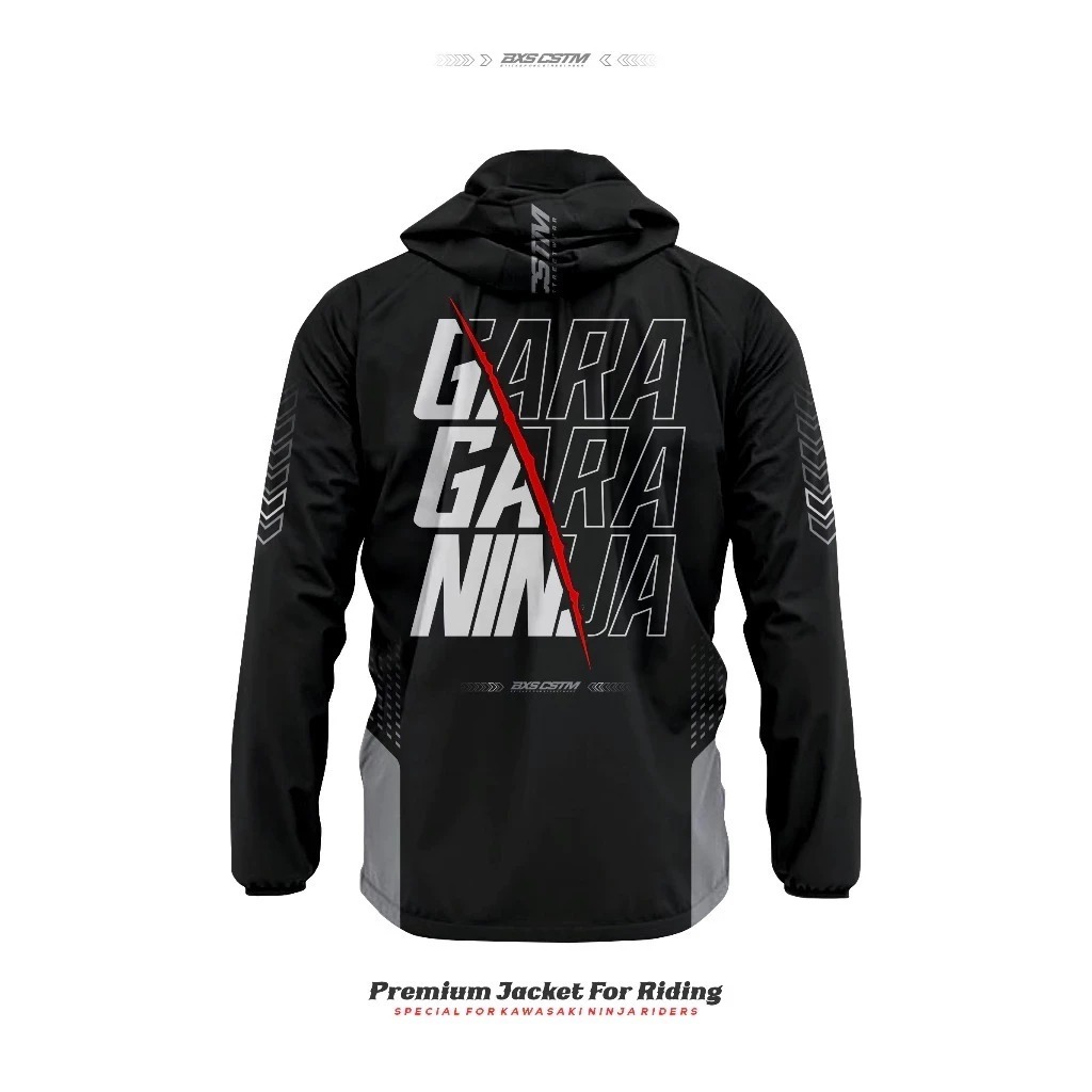 Jaket Motor Waterproof Kawasaki Ninja Premium Untuk Riding Touring Sunmori 2Stroke 4Stroke