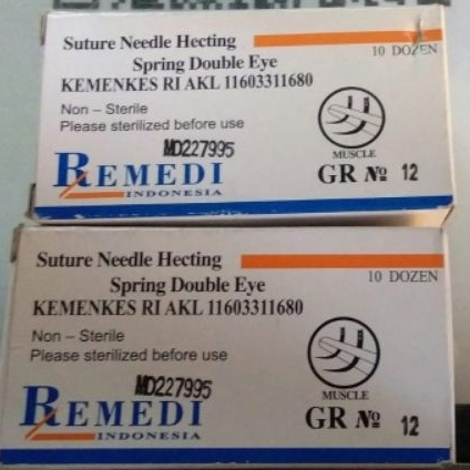 Jarum jahit otot remedi / jarum jahit medis / needle hecting / jarum hecting otot