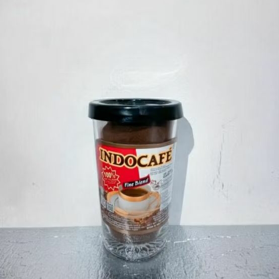 Kopi Indocafe Fine Blend Jar 50 GR Botol Kaca