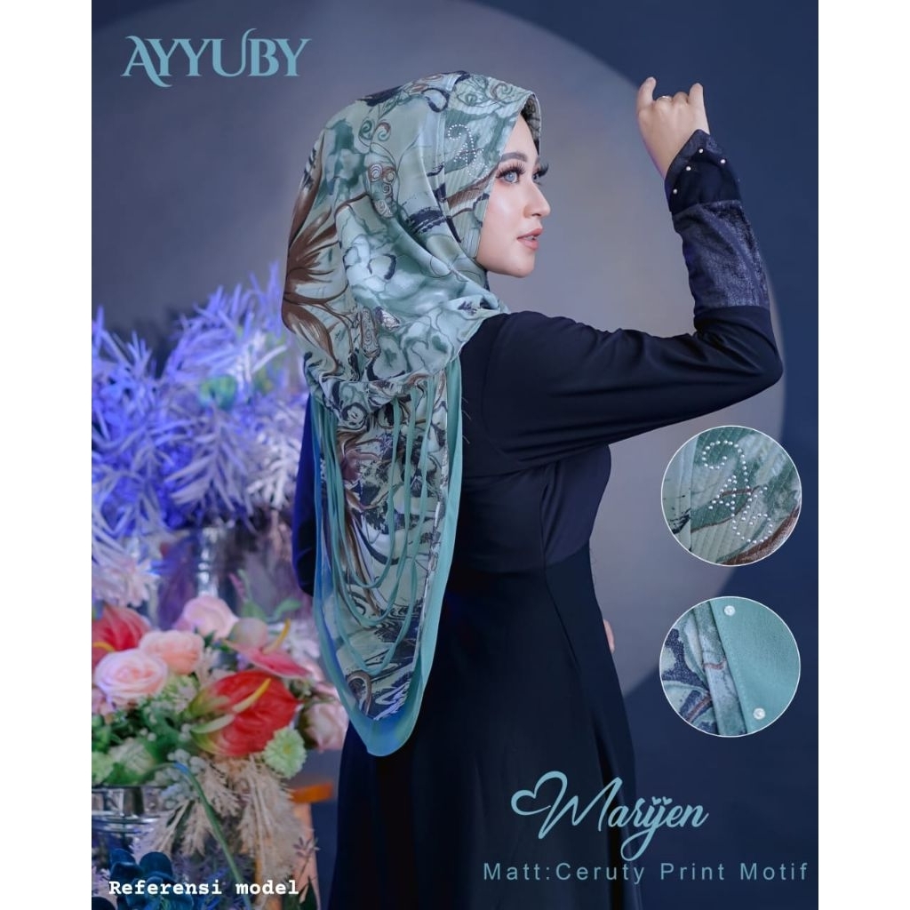 Hijab instan marijen motif by ayyuby