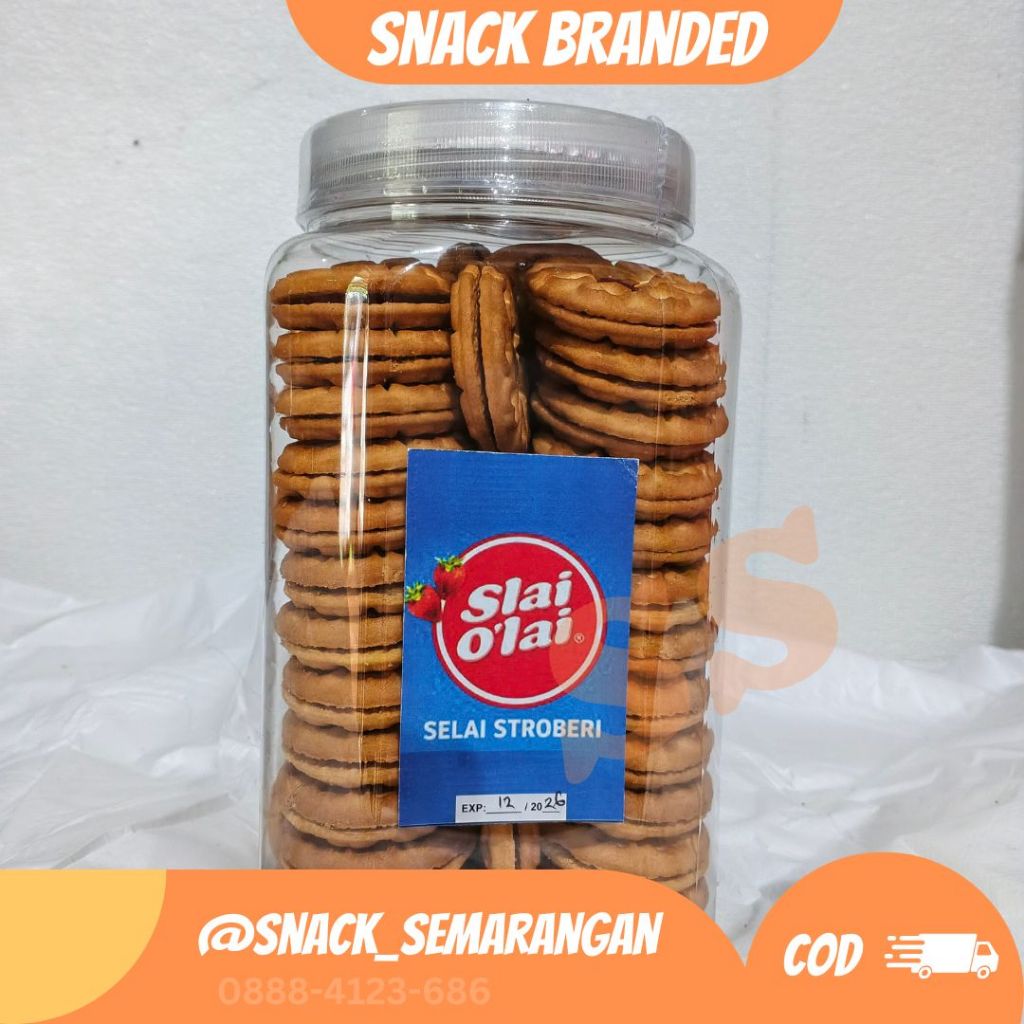 Slai Olai Strawberry Repack Toples Murah Snacksemarangan