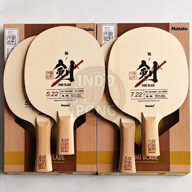 Nittaku Hino 5.22 7.22 Carbon FL CP Kiso Hinoki Blade 522 722 Tipis More
