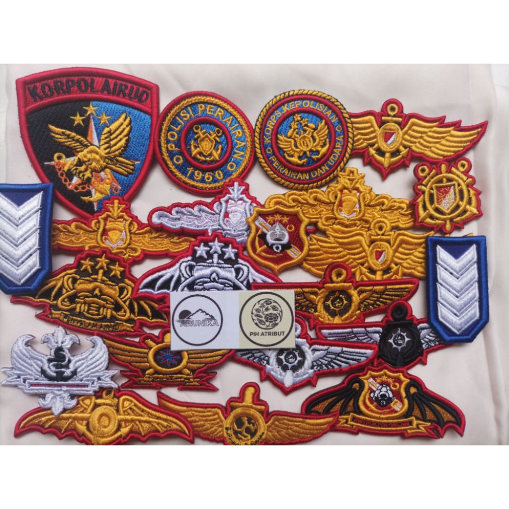 ATRIBUT POLRI BET POLAIRUD BORDIR TIMBUL