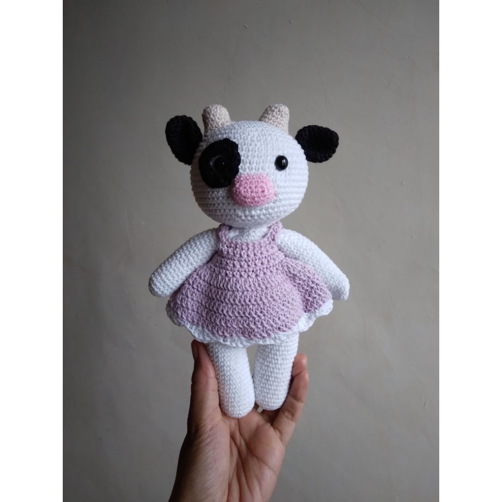 Boneka Rajut Sapi (G)
