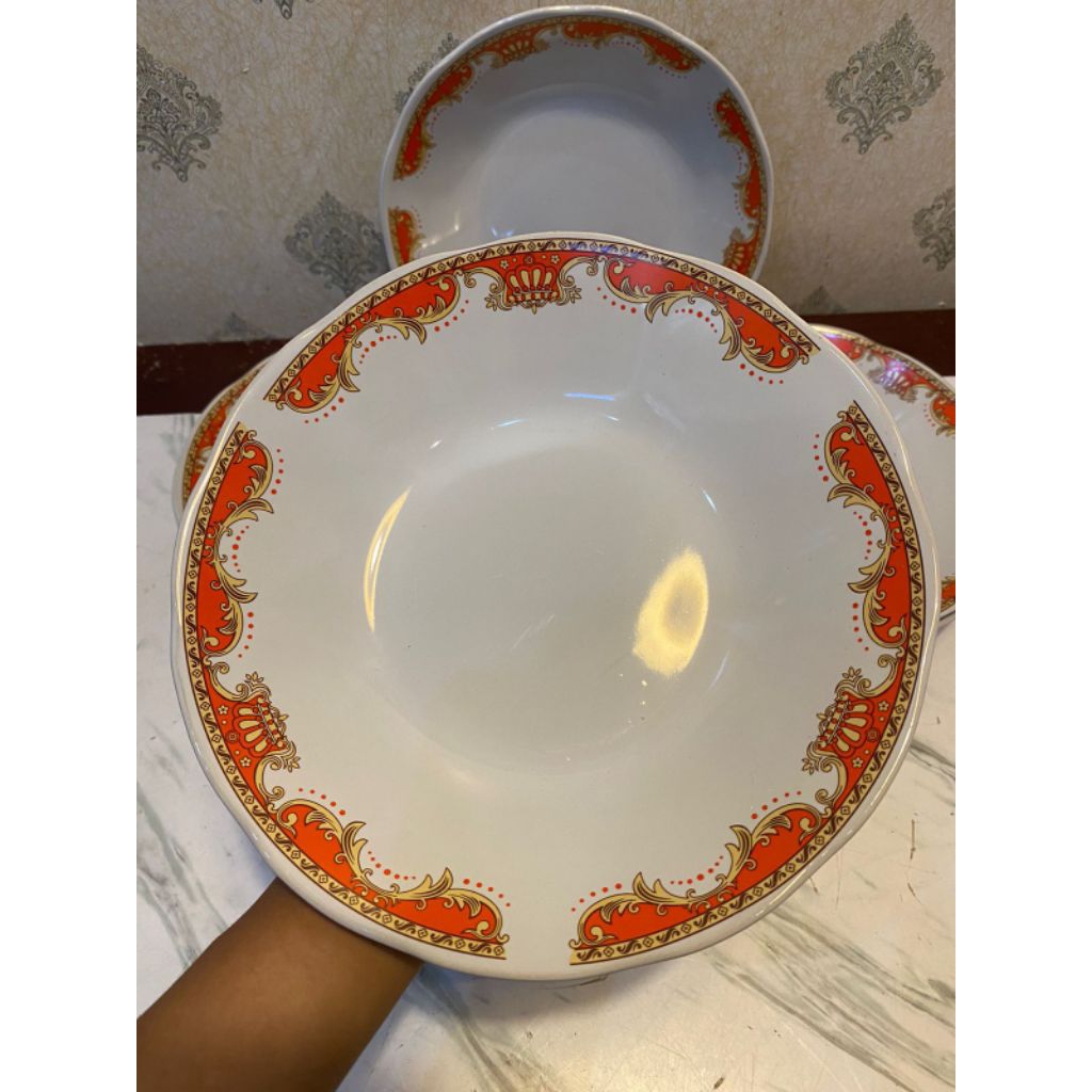 Piring keramik 1 lusin