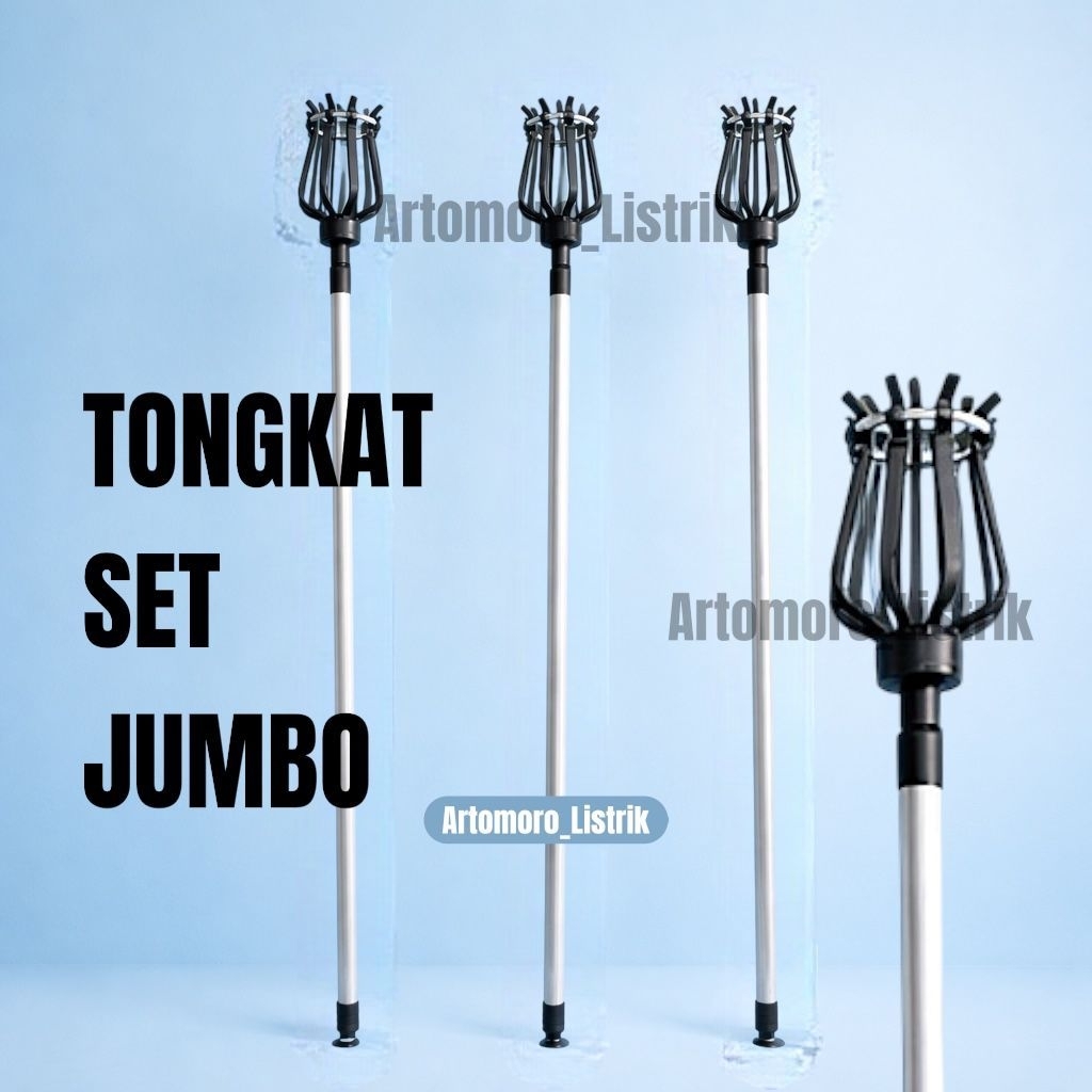 Tongkat Set JUMBO/Tongkat Pengganti Lampu JUMBO/ Stik Lampu Jumbo (1 SET)