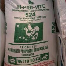 1 Karung 50 Kg 50kg Pakan AYAM Petelur HI PRO VITE Charoen Pokphand Zak Sak Pelet Pur 524 / 524AX Ay