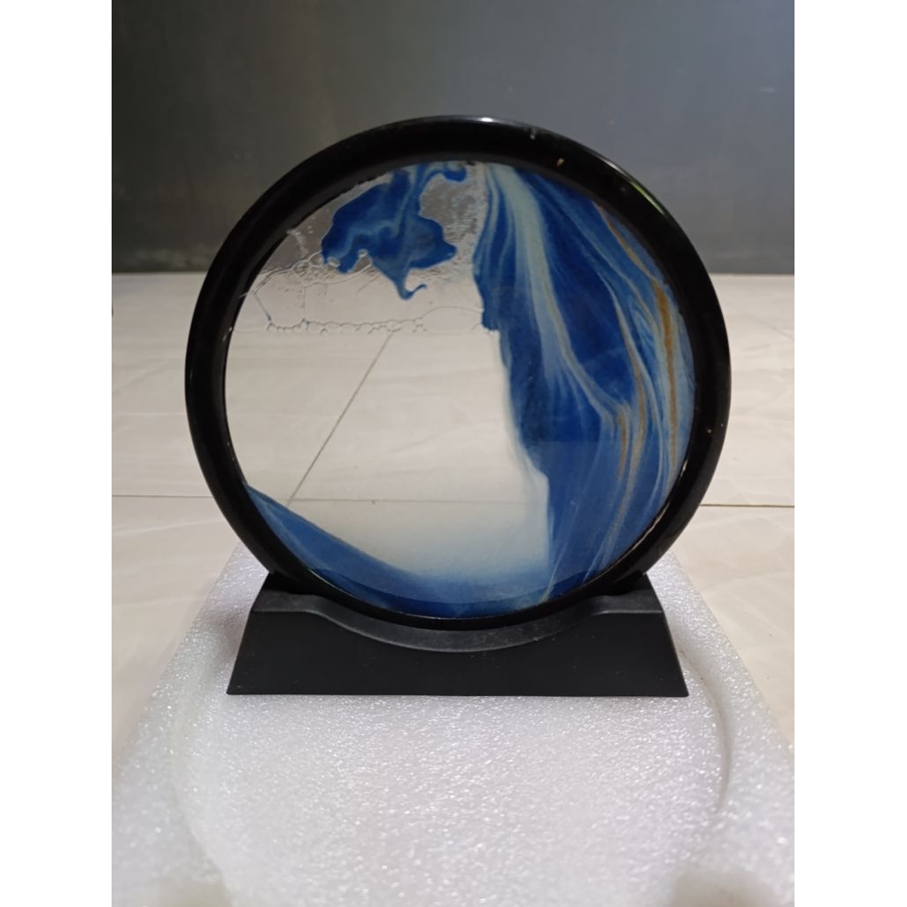 Dekorasi meja jam pasir 3D