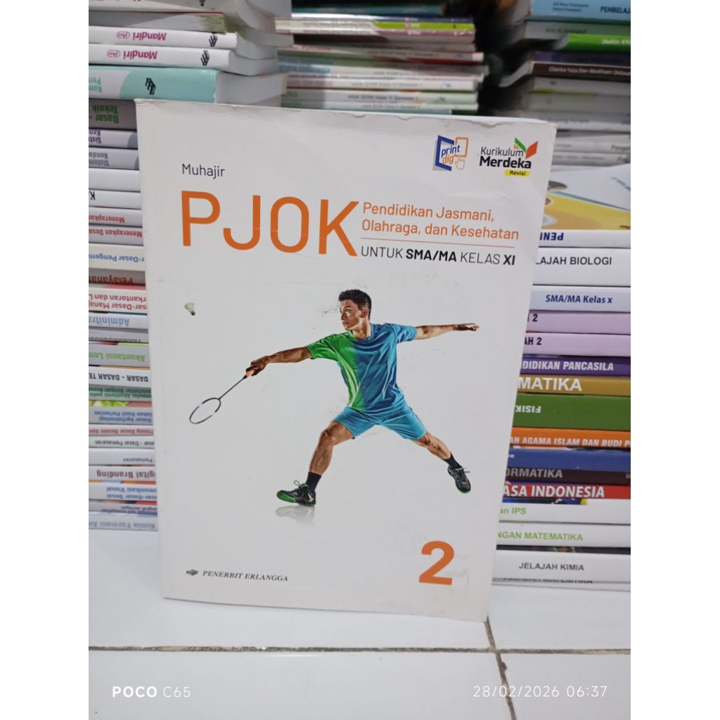 BUKU PJOK KELAS 11/2 SMA ERLANGGA KURIKULUM MERDEKA REVISI