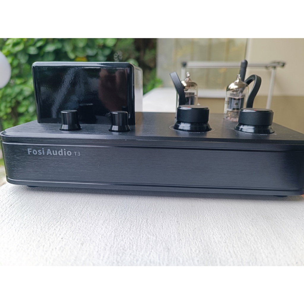 FOSI AUDIO T3 AB2.1 Class, Amplifier Tube ECF80 2x50W with Subwoofer Output