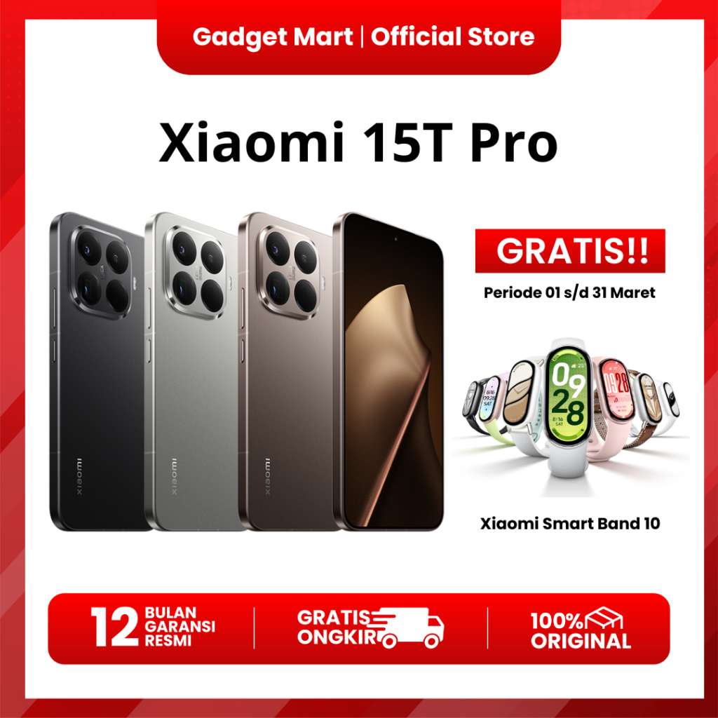 Xiaomi 15T Pro 12/512GB - Garansi Resmi