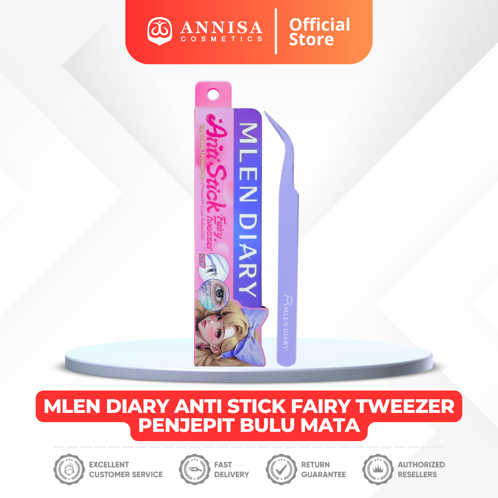 MLEN DIARY Fairy Tweezer - Pinset Bulu Mata