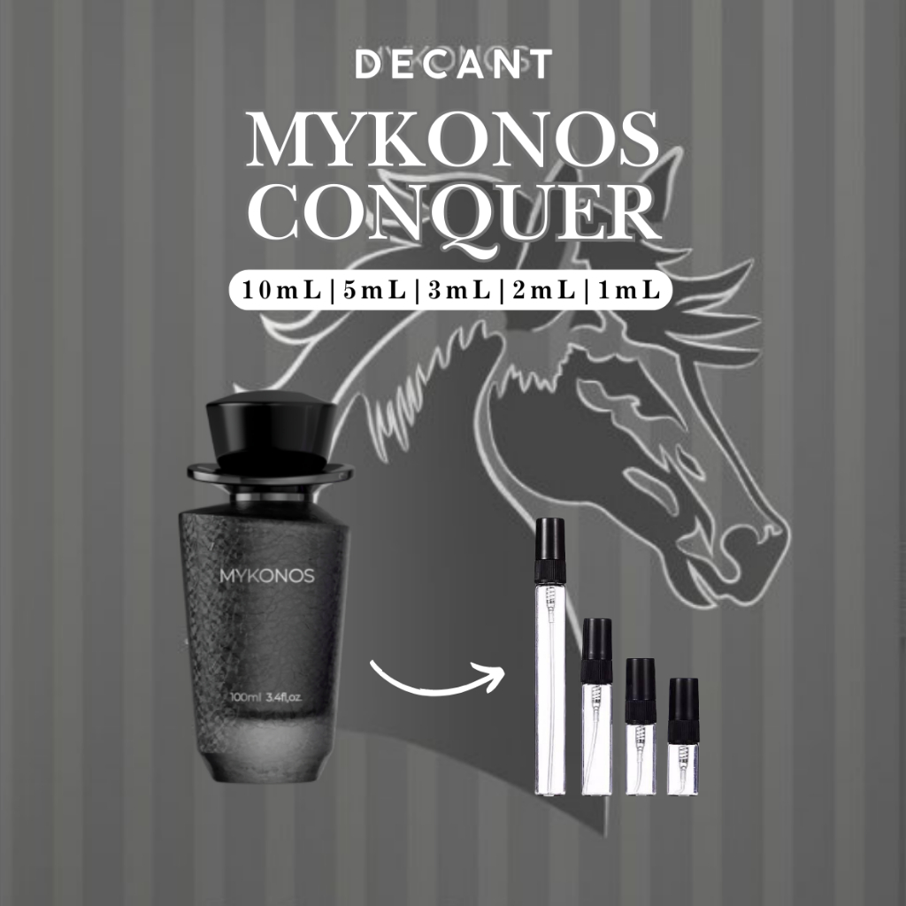 [Decant] MYKONOS Conquer - Parfum Fresh Woody Mandarin Blossom Musk -1ml 2ml 3ml 5ml 10ml