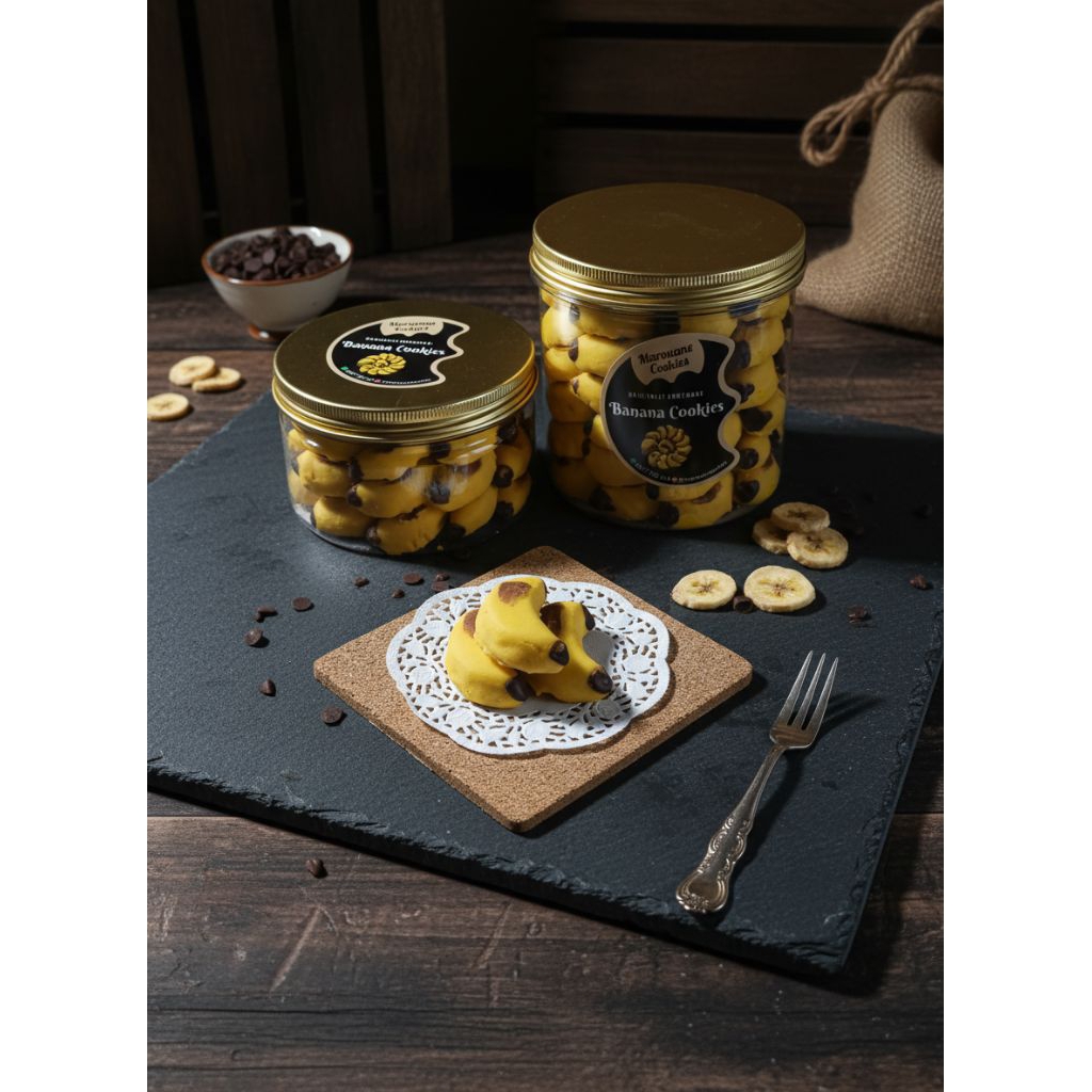 Premium Kue kering Banana Cookies  pisang coklat