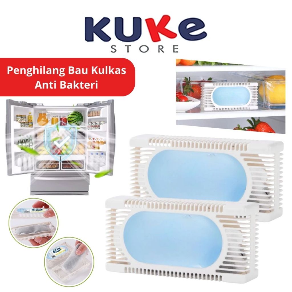 KUKE Penghilang Bau Kulkas Deodorize Anti Bakteri Efektif Pengharum Lemari Es Alami