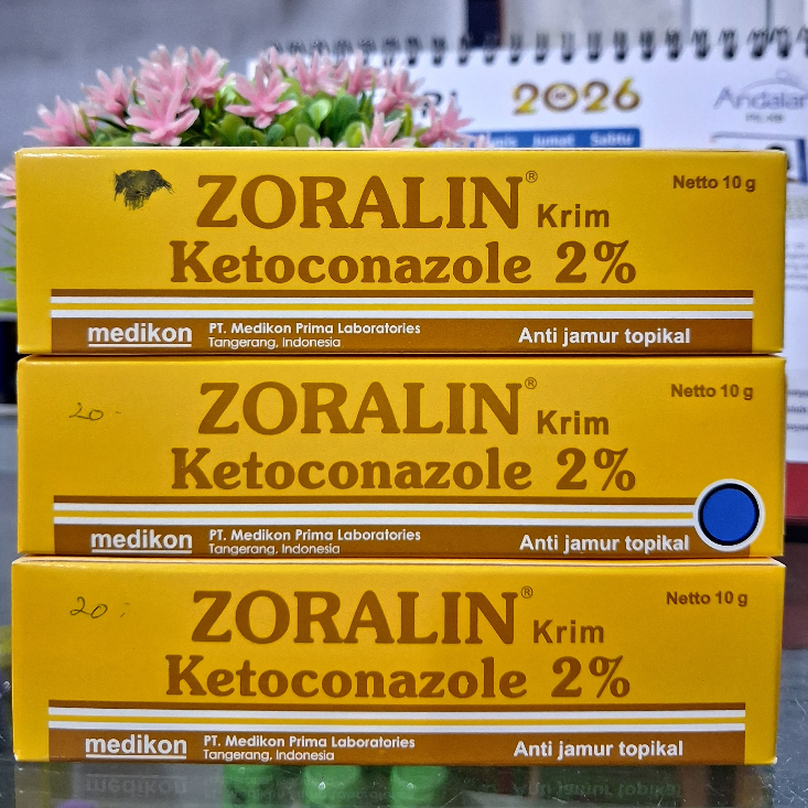 ZORALIN  KRIM 10gram - SALEP ANTI JAMUR