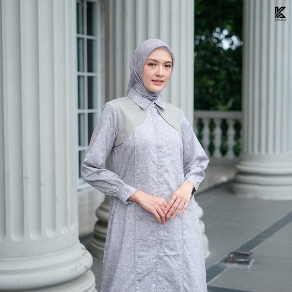 Kirana dress by korina//daily dress//premium dress//korina id//korina scarves