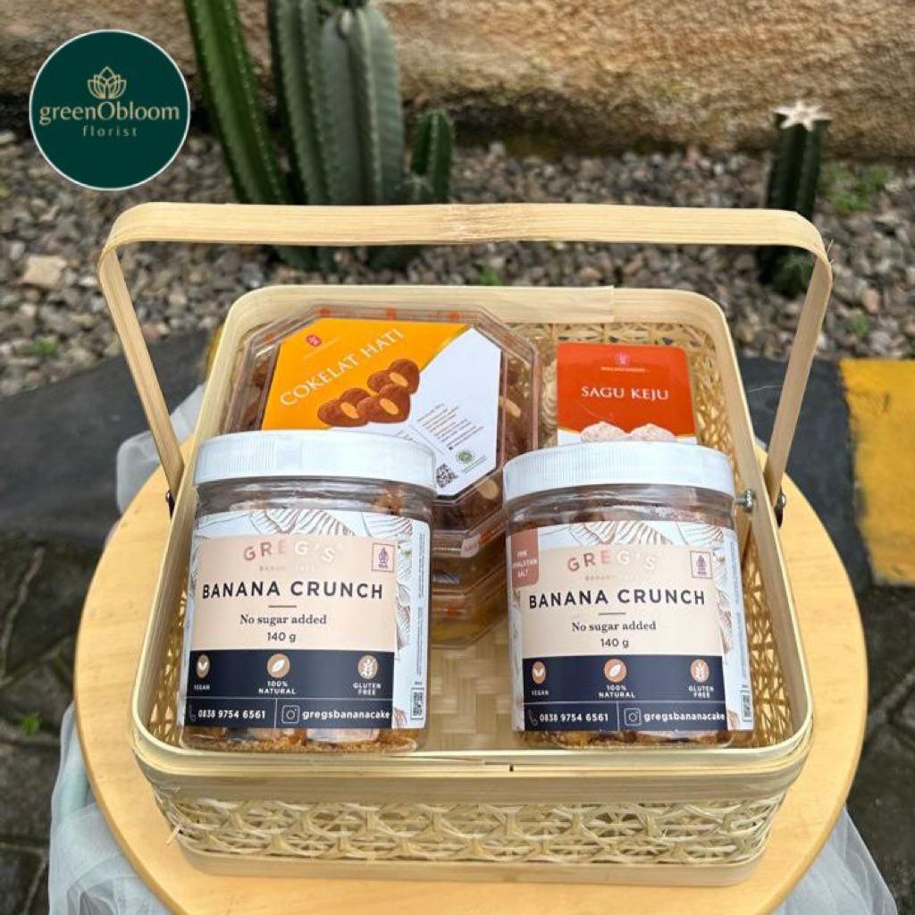 Hampers Parcel Parsel Idul Fitri Ramadhan Lebaran Eid mubarak 2026 isi menarik Type N Keranjang Bamb