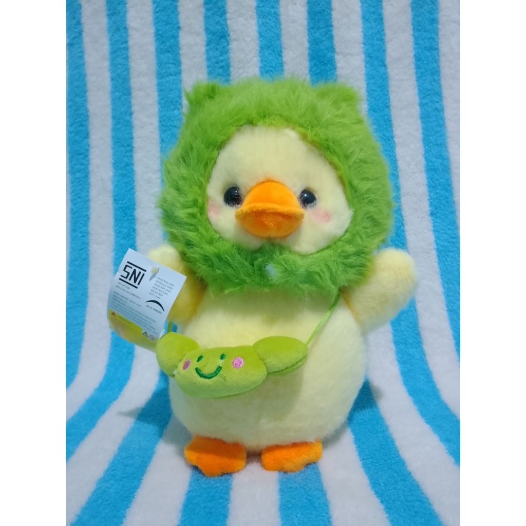 Boneka Bebek Topi Kupluk Hijau Mesin Capit FuniFun Oh Some