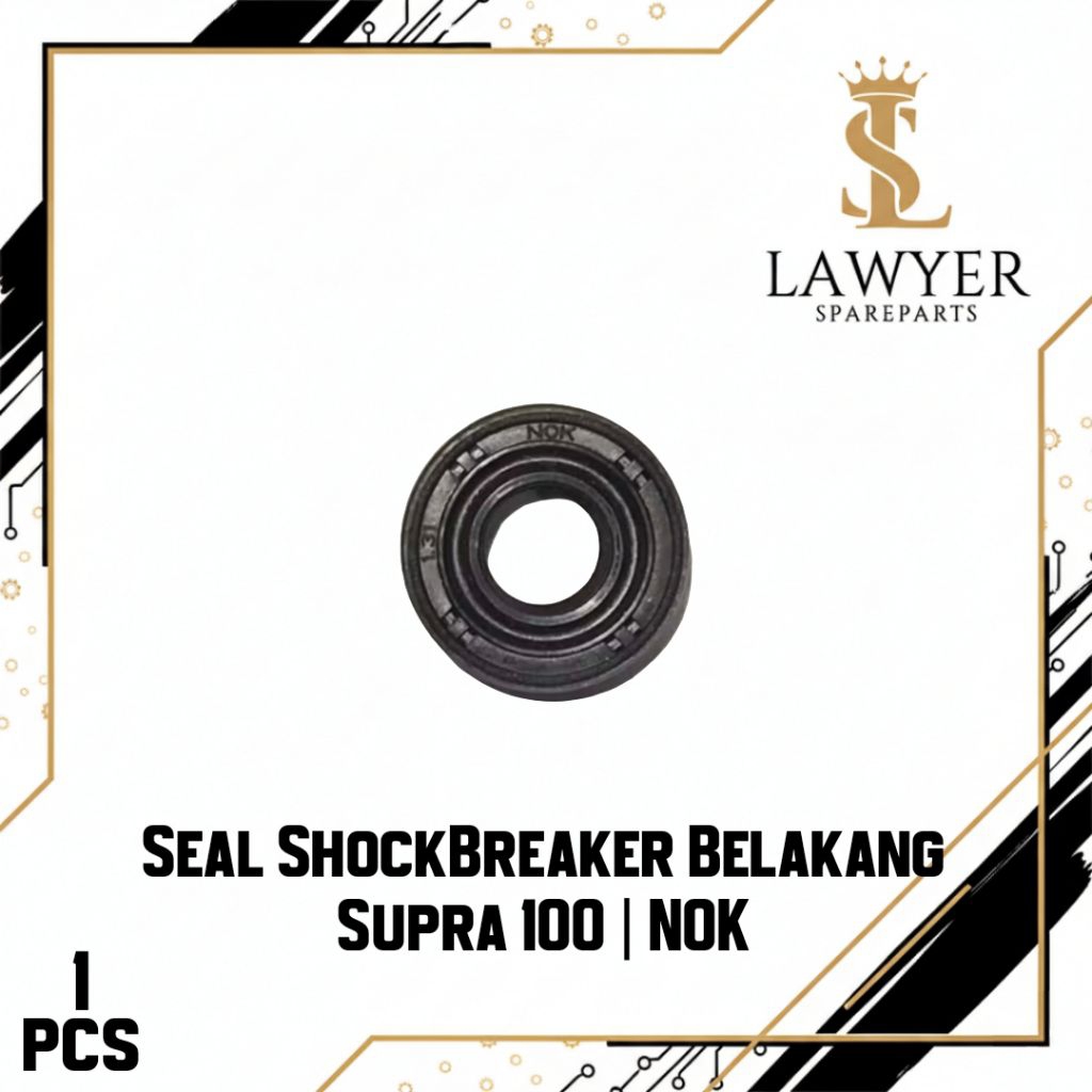 SEAL SHOCK BREAKER BELAKANG SUPRA 100 110 125 X ASTREA GRAND KHARISMA UKURAN 8x16x7,5 | NOK