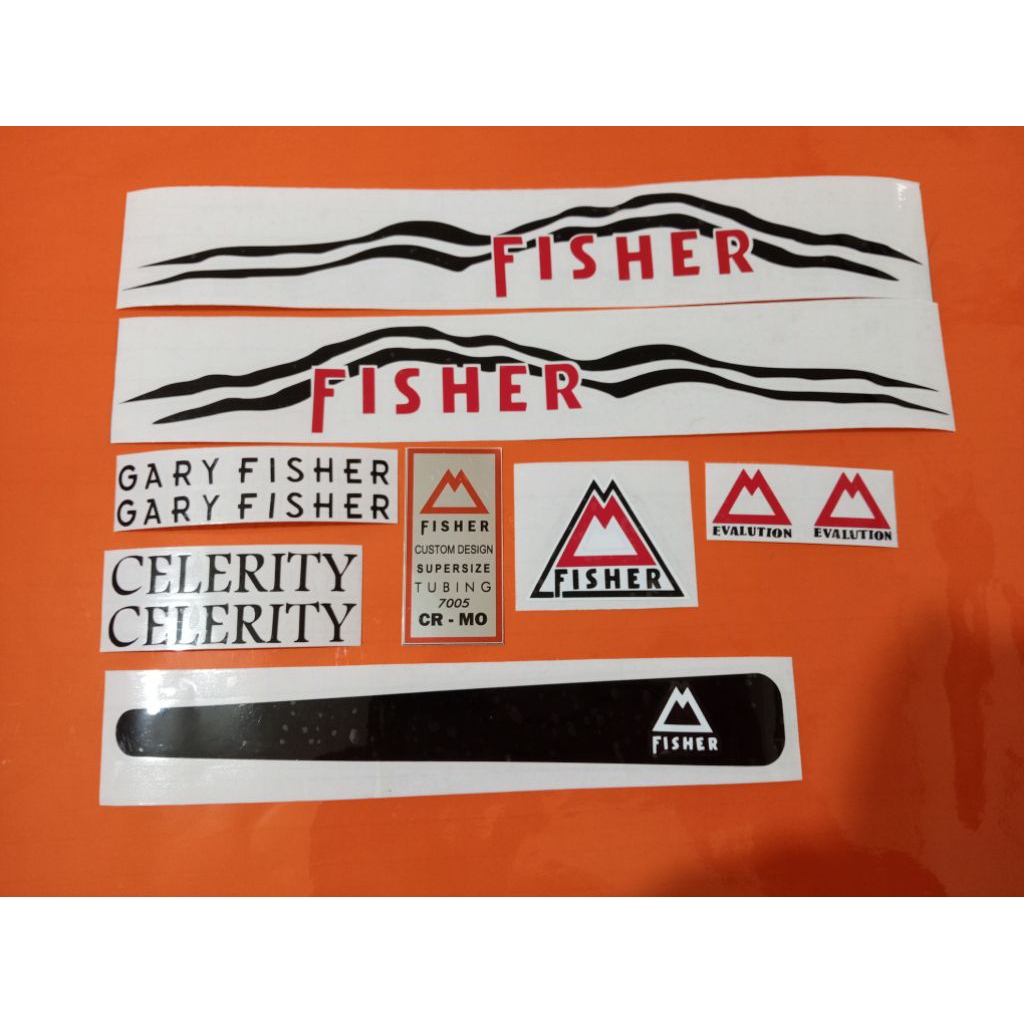stiker sepeda gary fisher celerity