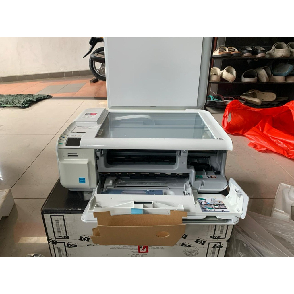 Printer HP Photosmart c4580 all in w/ catridge siap pakai