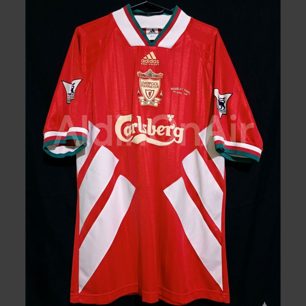 Liverpool FC Home Jersey 1993/94 Winner CocaCola Cup 1995 Original