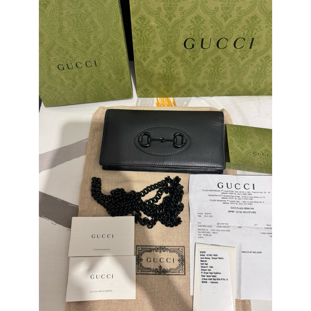 Gucci Horsebit Wallet on Chain
