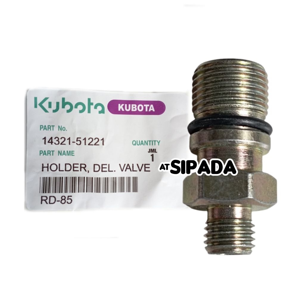 Holder delivery valve RD 85 merk KUBOTA.