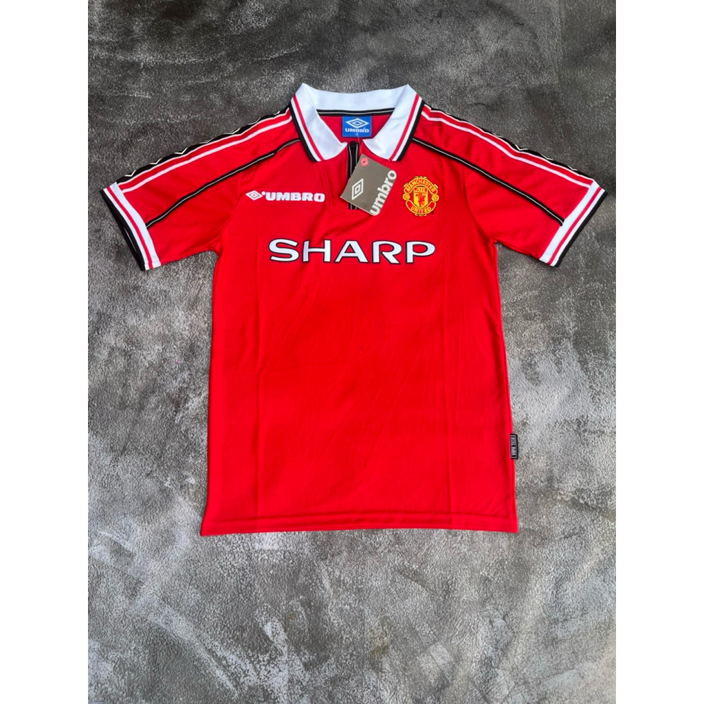 Jersey Bola Retro Umbro Lengan Panjang - Nyaman, Ringan, Desain Klasik