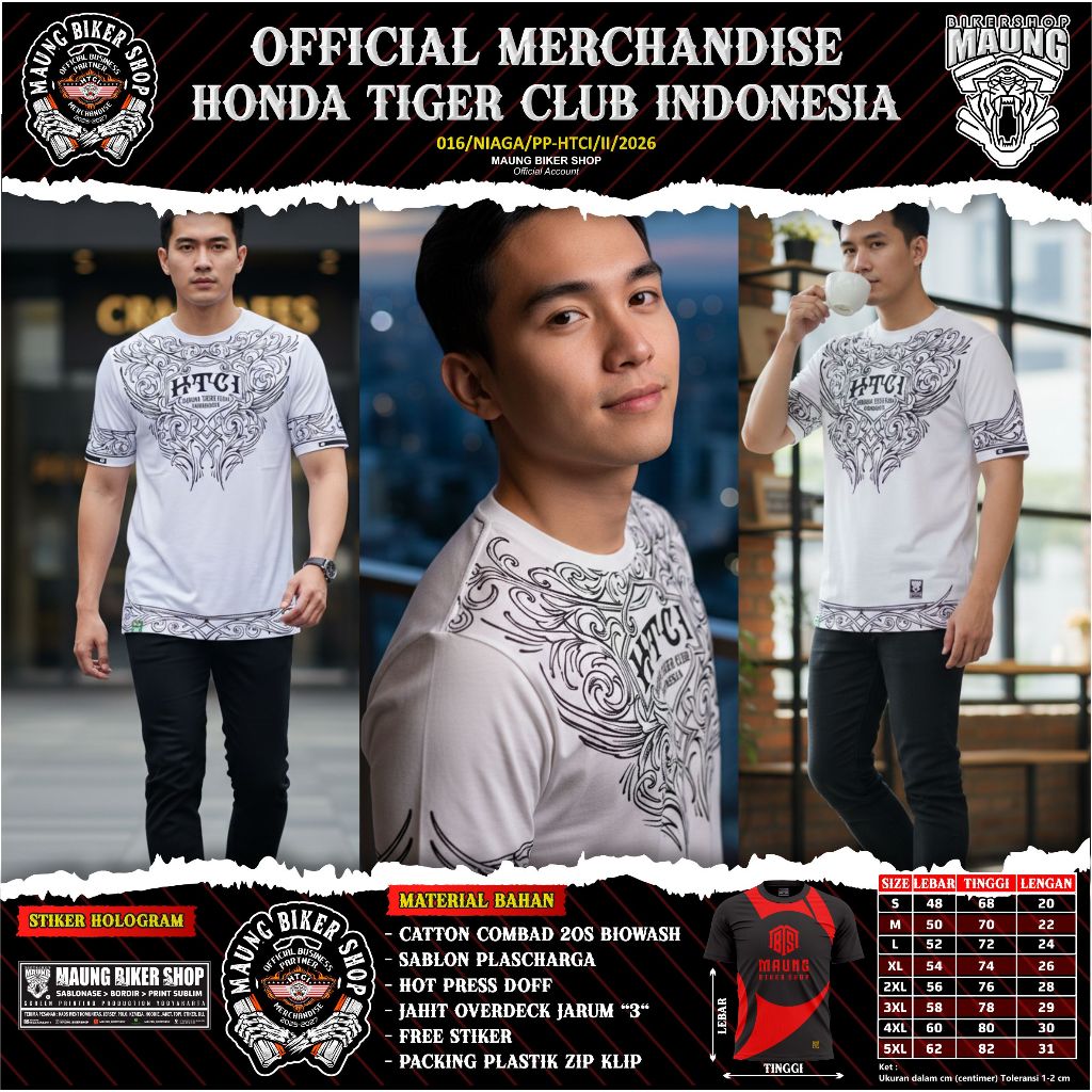 MAUNG_KAOS HTCI BATIK HONDA TIGER CLUB INDONESIA #VOL2 2026