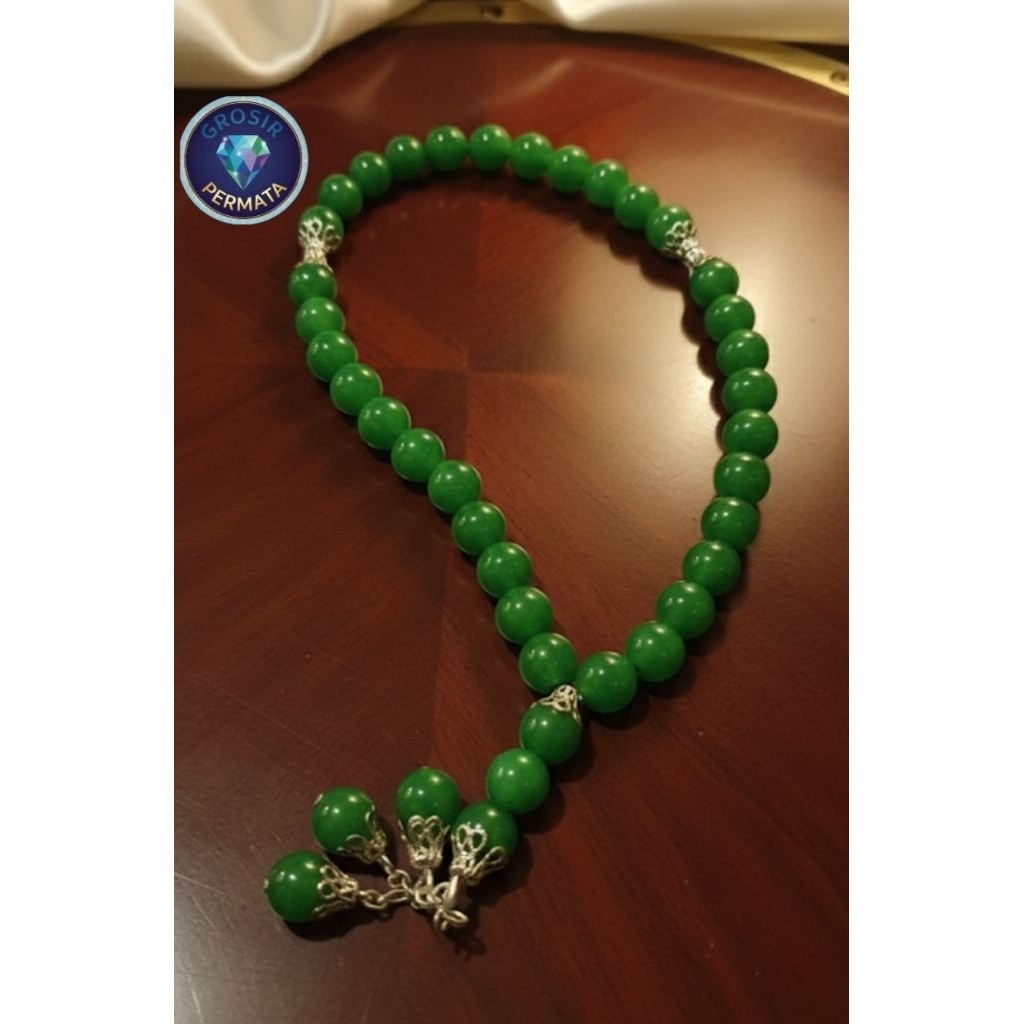 Tasbih batu giok 10mm 33 butir